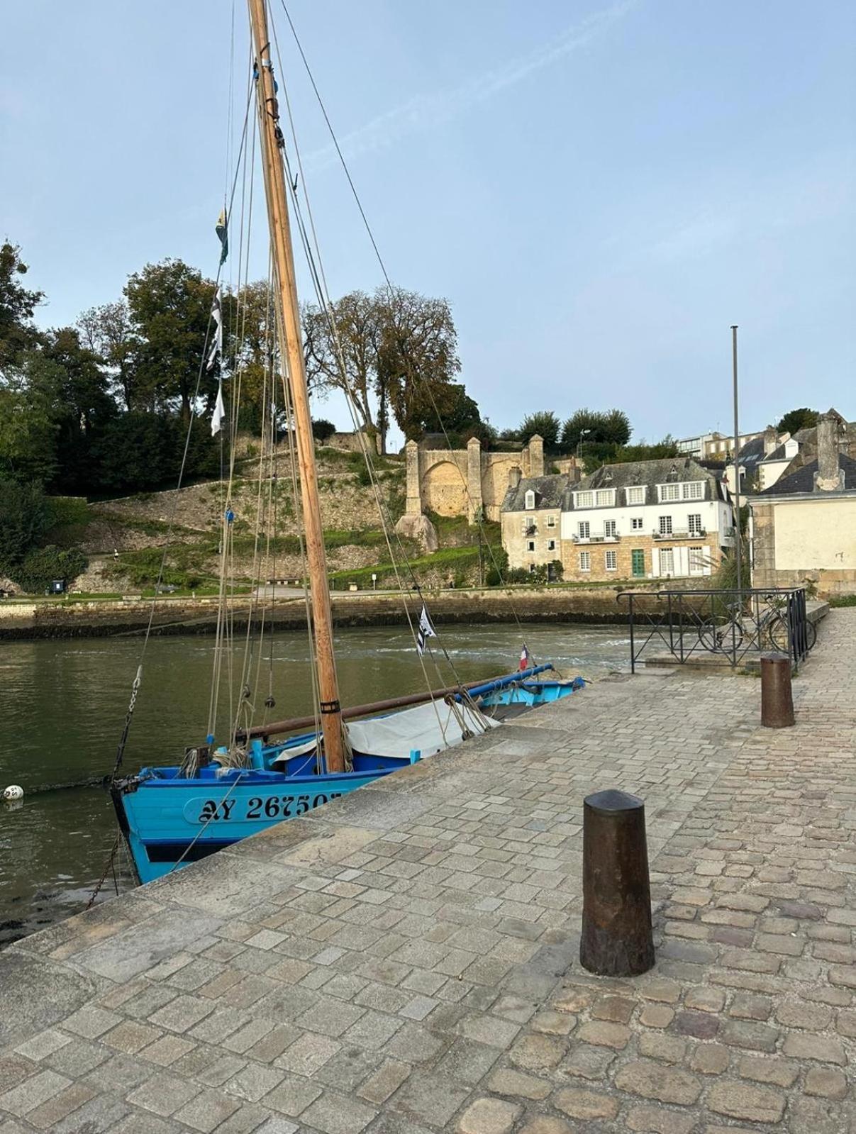 Exceptionnel Tres Beau T2 Sur Le Port De St Goustan- Vue Sur Le Port! Daire Auray Dış mekan fotoğraf